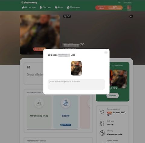 Eharmony Kapcsolatfelvétel